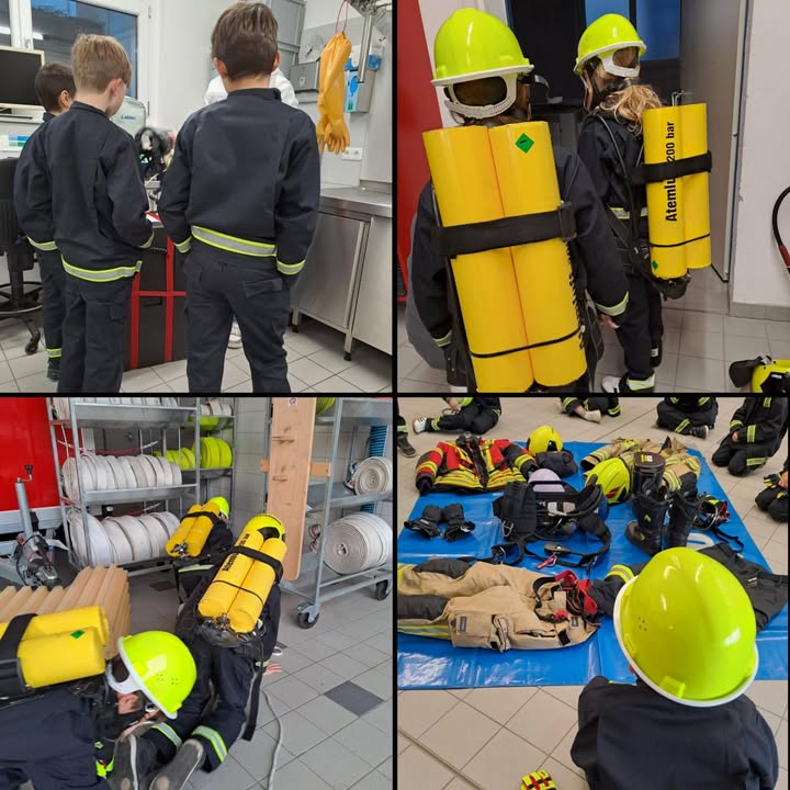 Im März stand unser Kinderfeuerwehrdienst unter dem Motto Atemschutz.