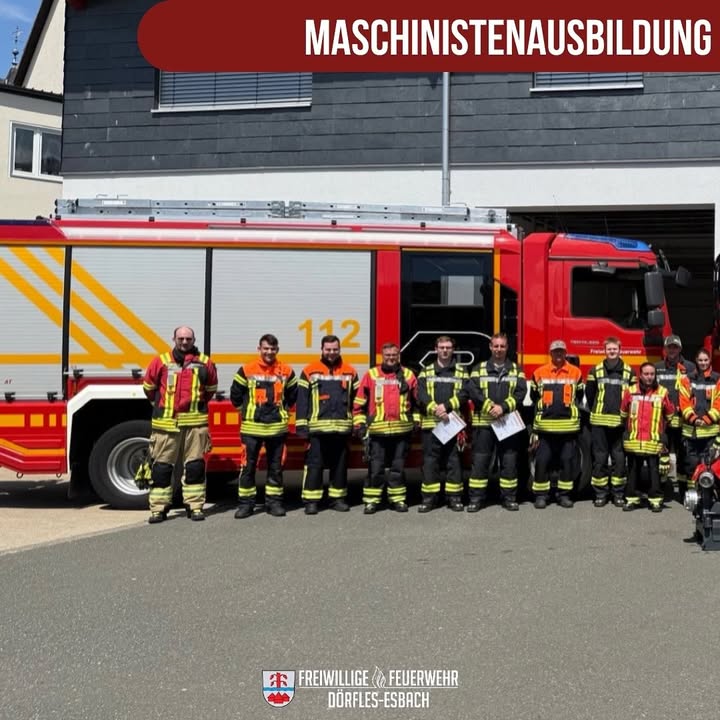 🚒 Maschinistenprüfung erfolgreich bestanden!