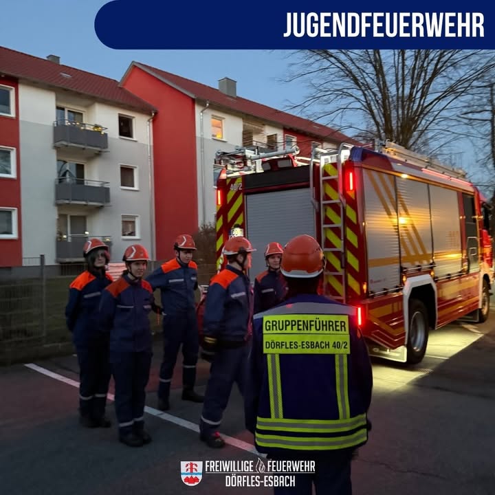 Am Freitag hatte auch unsere Jugendfeuerwehr Dienst. 🚒
