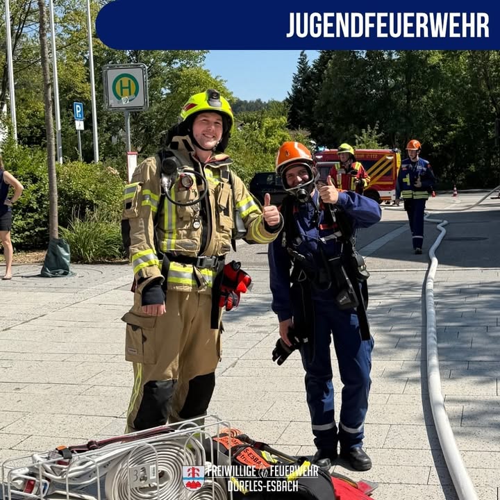 Berufsfeuerwehrwochenende der Jugendfeuerwehr Dörfles-Esbach 🚒